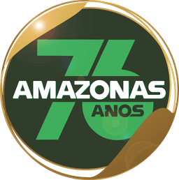 Sello oficial de aniversario de la marca Amazonas